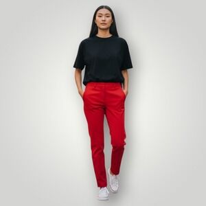 Talbots Vibrant Red Cropped Pants